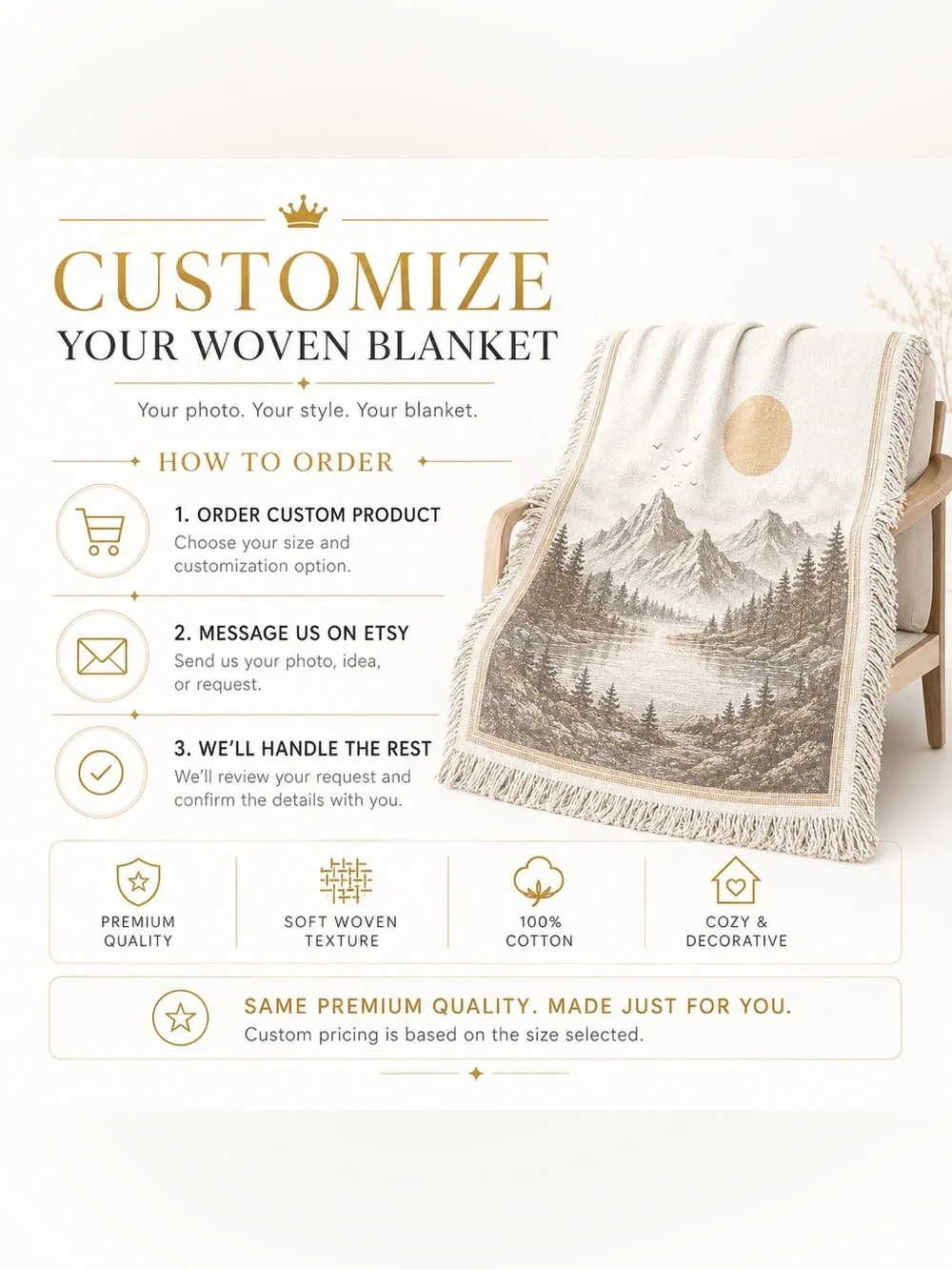 52 x 37 Black Dragon Woven Throw Blanket